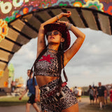 STARGIRL Crop - Red X Cheetah