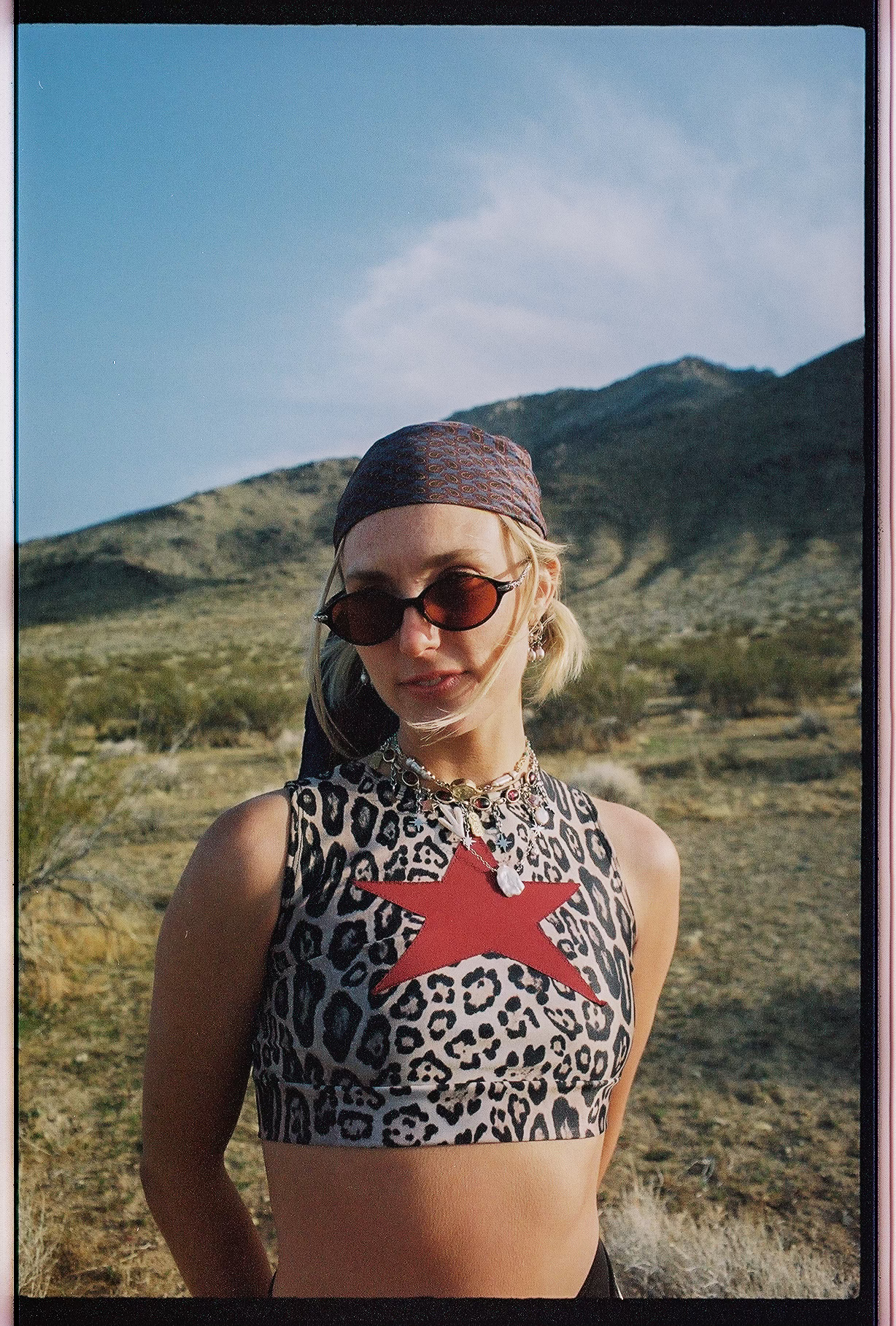 Cheetah X Red STARGIRL Crop image 2
