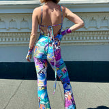 O-Ring Jumpsuit - Psy Butterfly