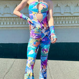 O-Ring Jumpsuit - Psy Butterfly