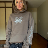 The Butterfly Hoodie - Vintage Brown