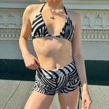 Maze Mesh Shortie Set