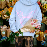 The Butterfly Hoodie - Blue x Pink