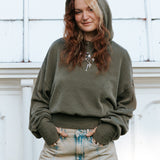 The Groove Hoodie - Moss