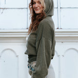 The Groove Hoodie - Moss