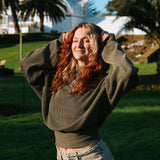 The Groove Hoodie - Moss